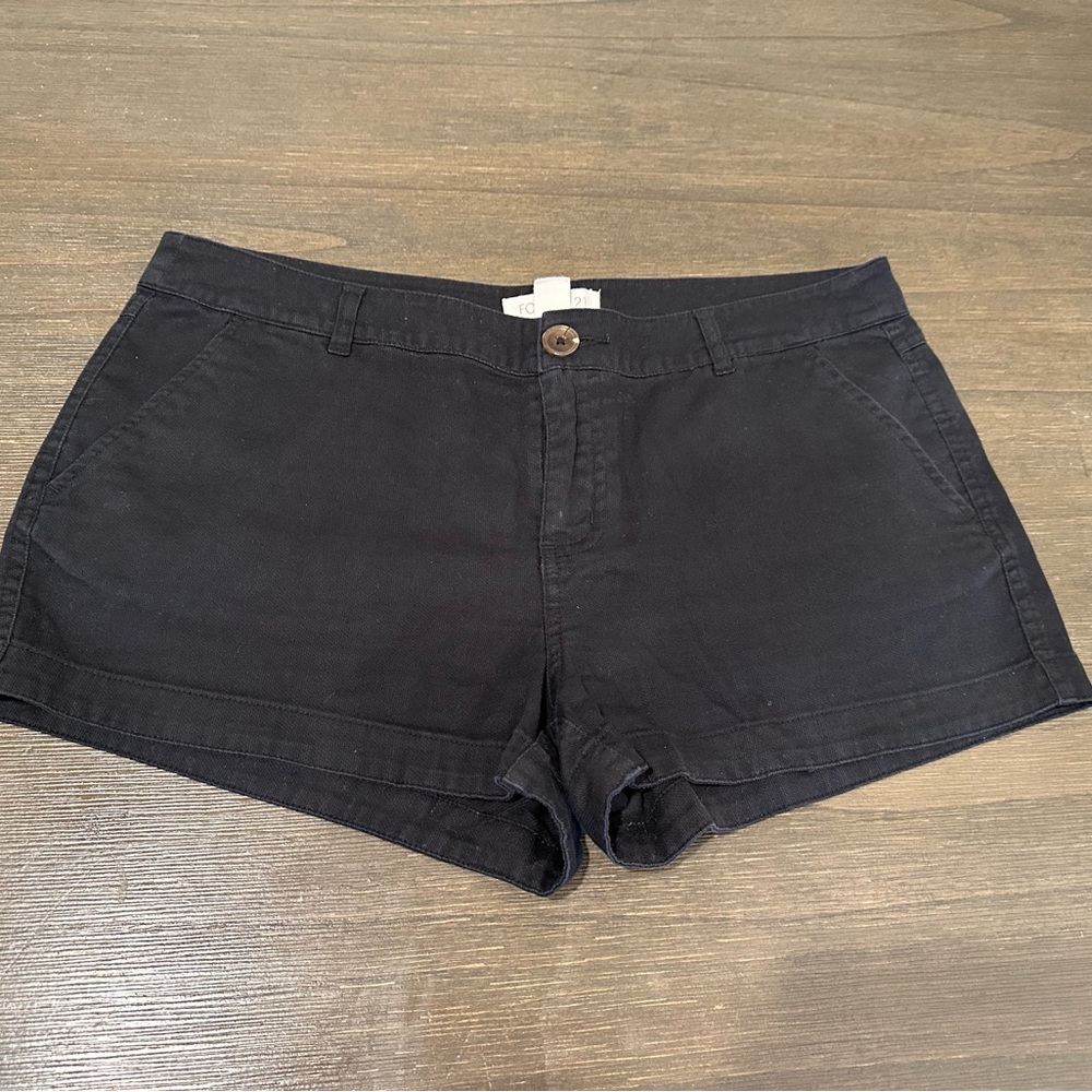 Women's Black Casual Shorts